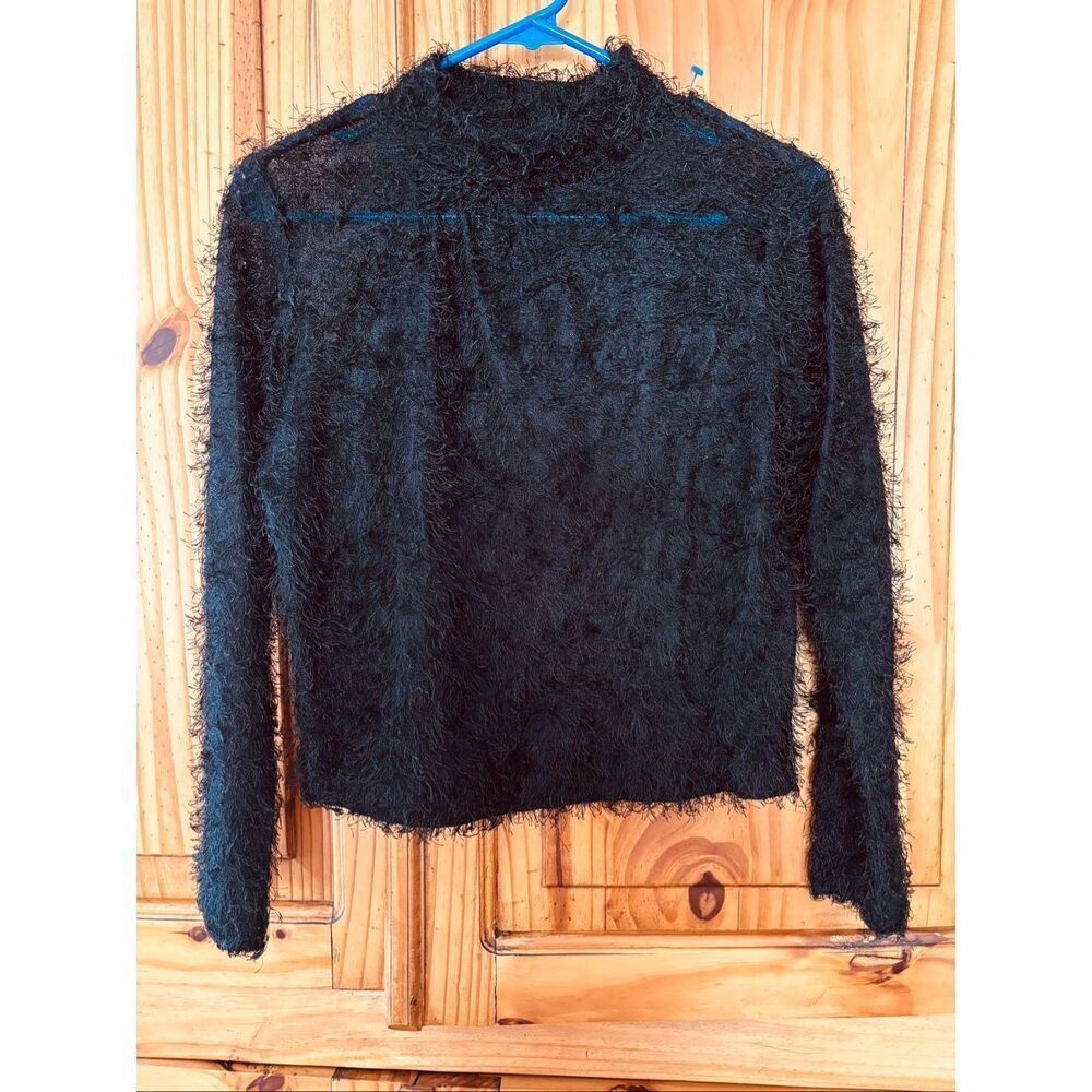 Zara Long Sleeve Fuzzy Top